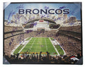 Denver Broncos 2013 Super Bowl Team Signed Autographed 28" x 22" Canvas Authenticated Ink COA - Peyton Manning