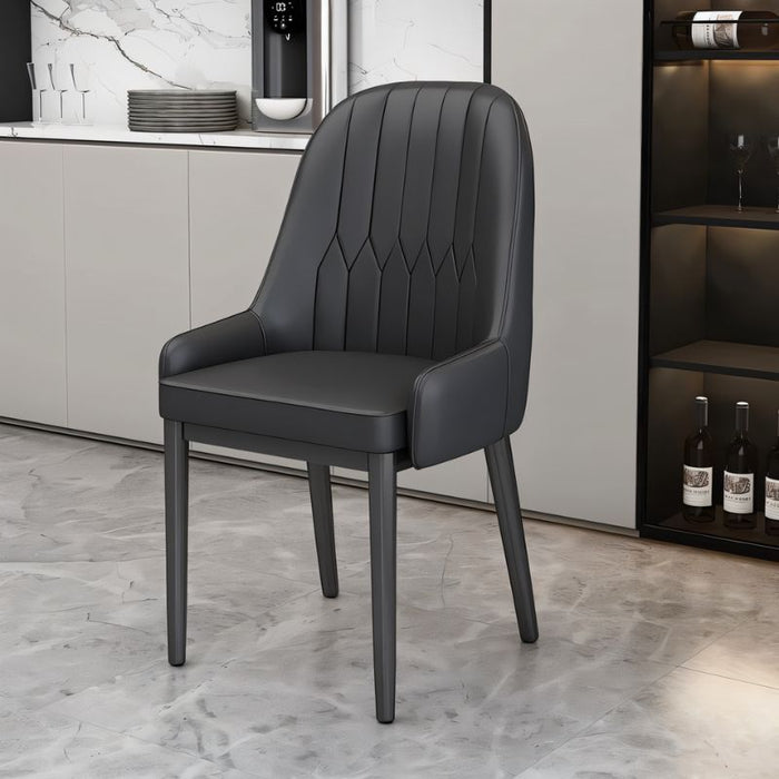 Diegan Accent Chair - 33.8" x 17.7" / 86 x45cm / Black - Level Decor