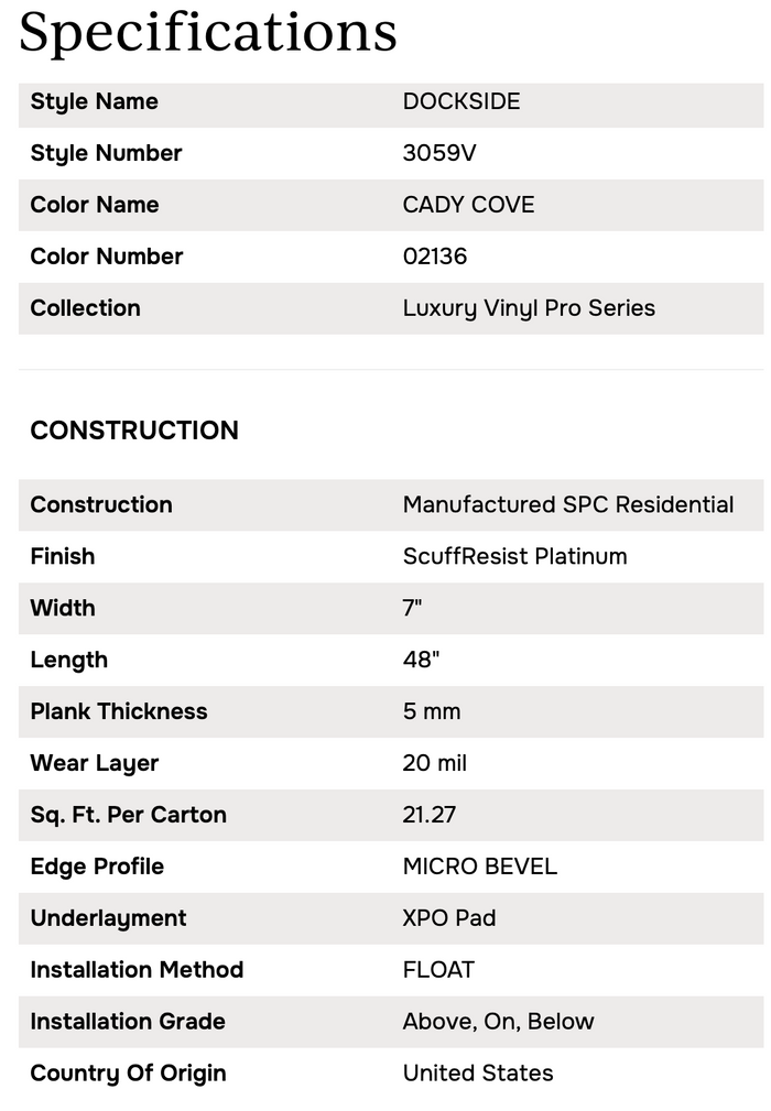 Dockside Cady Cove Flooring by Shaw