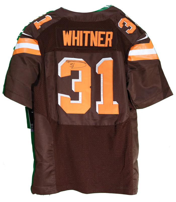 Donte Whitner Cleveland Browns Signed Autographed Brown #31 Jersey