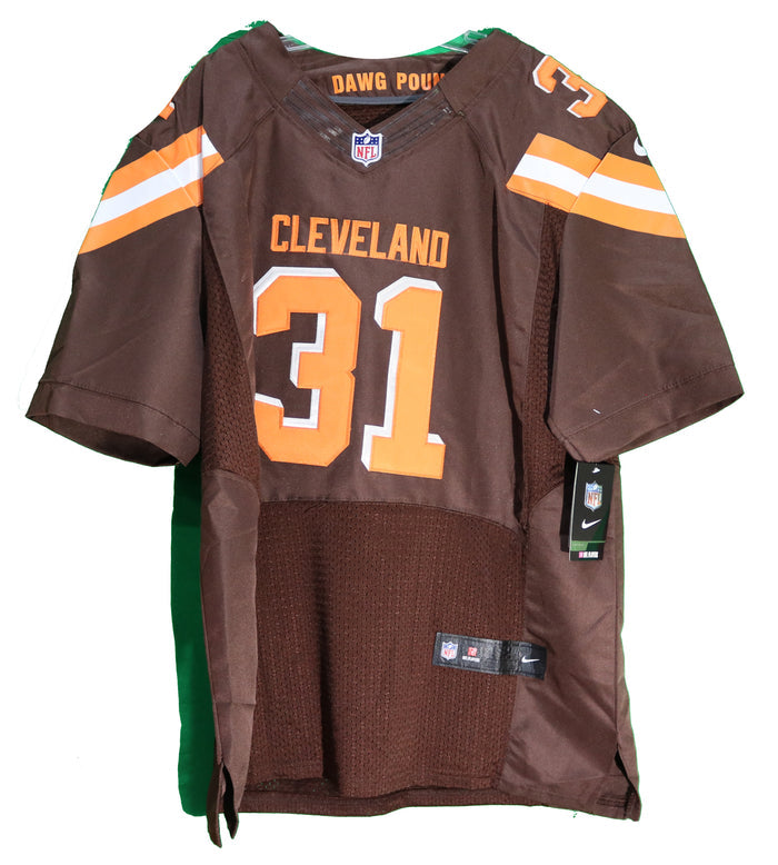 Donte Whitner Cleveland Browns Signed Autographed Brown #31 Jersey