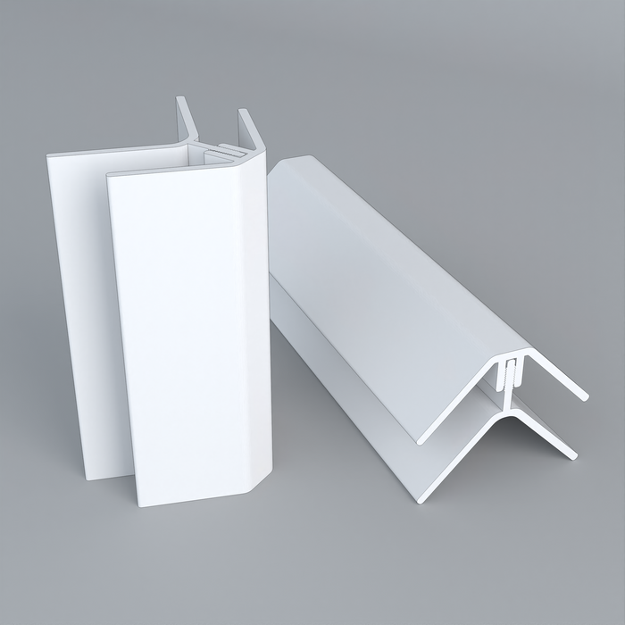 Duraklad Woodland Timber 2-Part Internal / External Corner Trim 3m in White