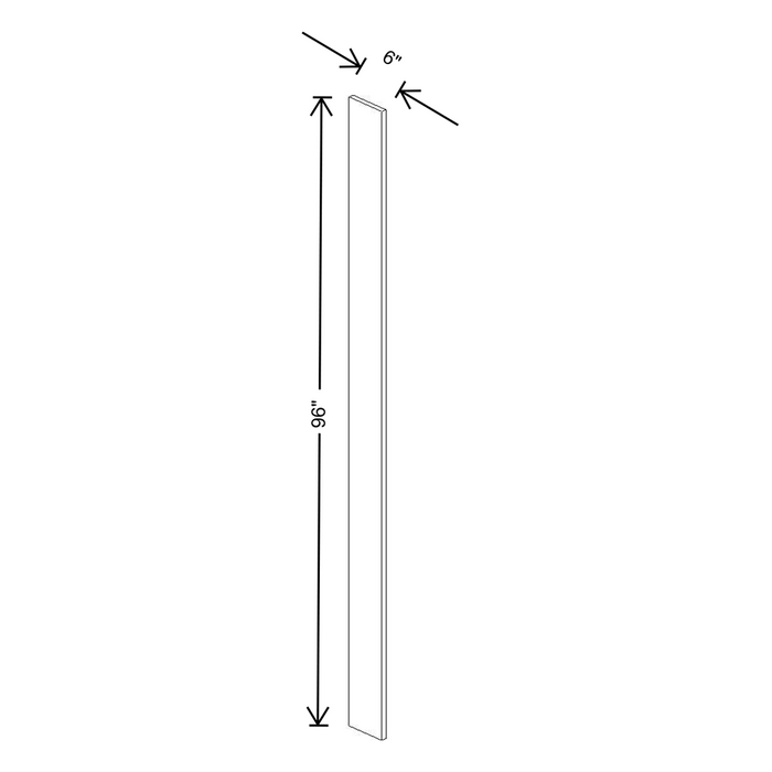 Fabuwood Allure Galaxy Frost Tall Filler 6”W x 96"H