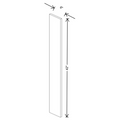 Fabuwood Allure Galaxy Frost Wall Filler 6”W x 42"H