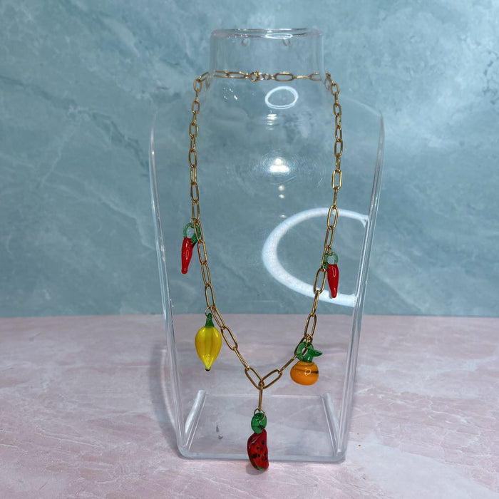 Farmers Market Charm Necklace