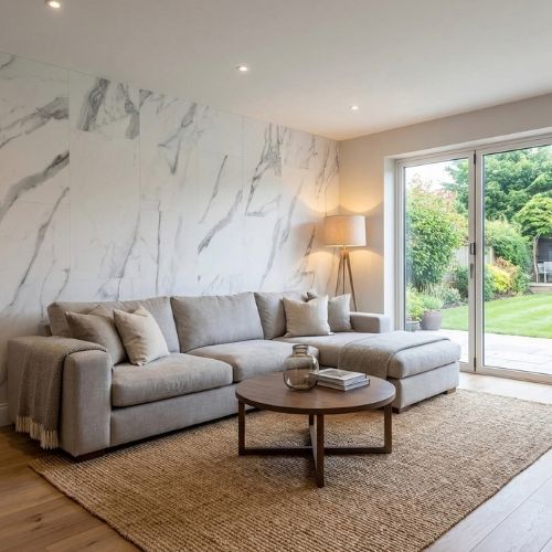 Feventa Light Grey Matt Wall Panel 400mm x 2.6m x 8mm (Pack of 4)