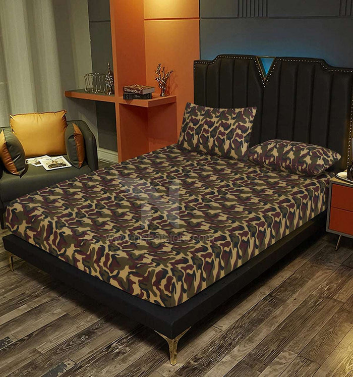 Fitted Double Bed Sheet DS 259 - Nishat Creative Store