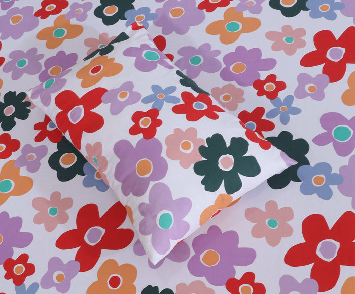 Fitted Double Bed Sheet DS 263 - Nishat Creative Store
