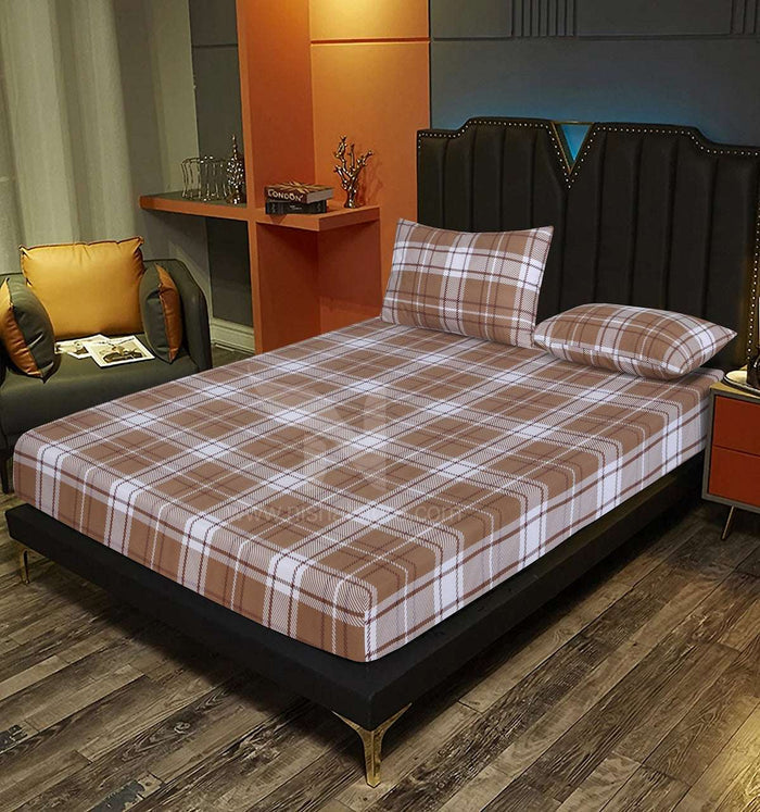 Fitted Double Bed Sheet DS 264 - Nishat Creative Store