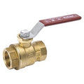 Full Port Ball Valve, Lead Free, Forged Brass, 1-1/2-In. FPT