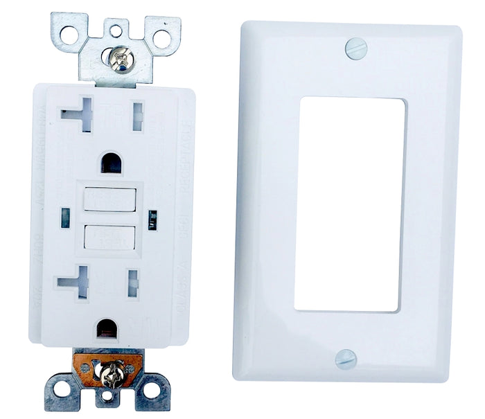 Genmax GFCI Self Test Wall Receptacle Tamper Resistant