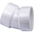 Genova Products PVC DWV Fittings 3" 22-1/2° Elbow