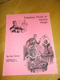 Grant's Fabulous Feats of Mental Magic by Don Tanner - Book