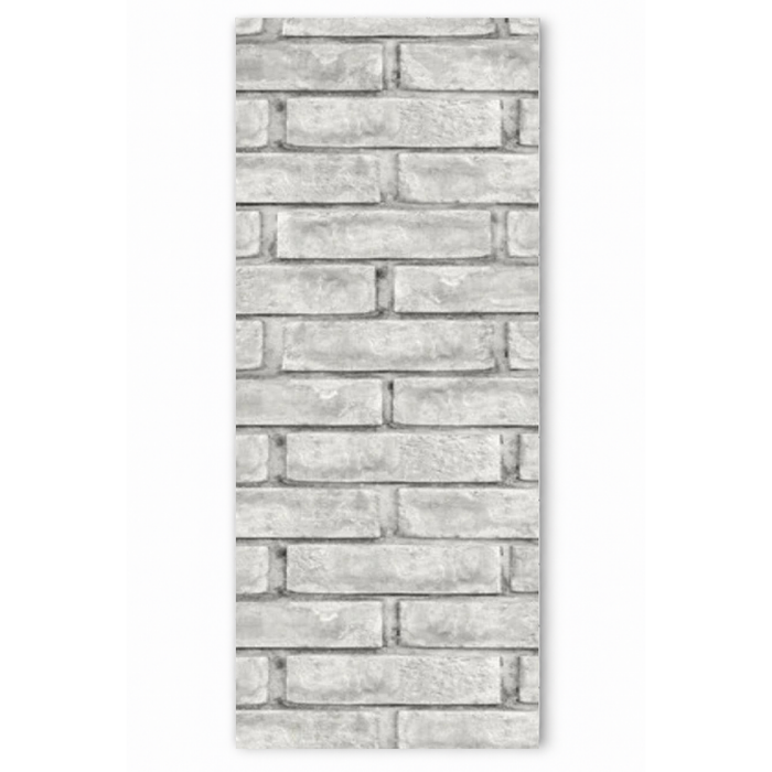 Grey Brick Wall Panel 250mm x 2.6m x 8mm (Pack of 4)