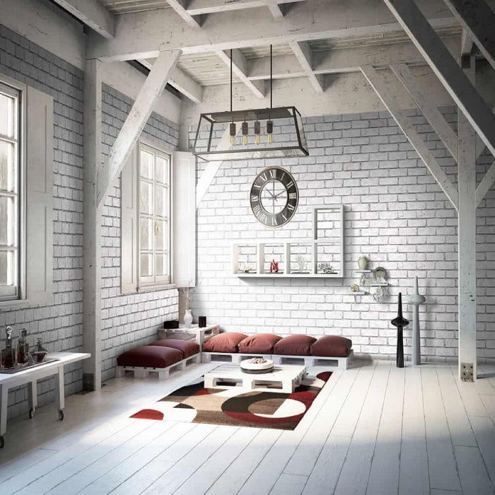 Grey Brick Wall Panel 250mm x 2.6m x 8mm (Pack of 4)