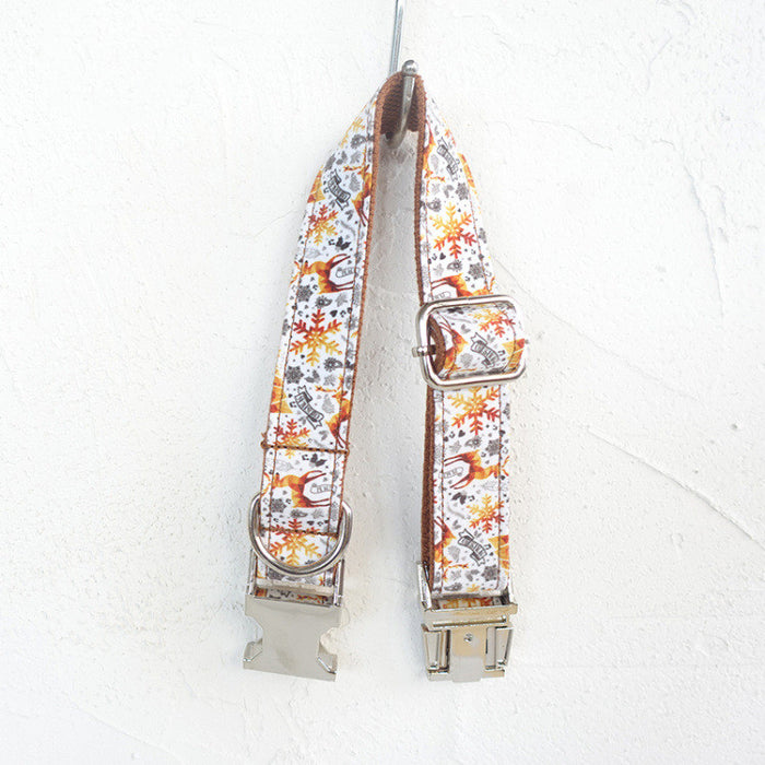 Handmade Christmas Dog Collar