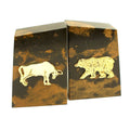 "Hermes" Tiger-Eye Bookend