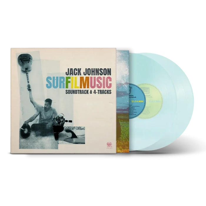 JACK JOHNSON - SURFILMUSIC: SOUNDTRACK & 4-TRACKS - BLUE COLOR - 2-LP - VINYL LP