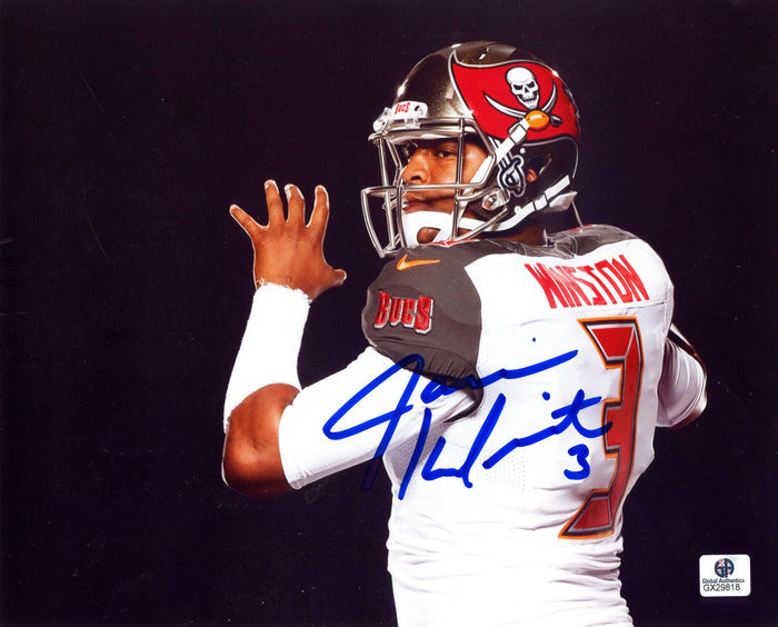 Jameis Winston Tampa Bay Buccaneers Signed Autographed 8 x 10 Photo Global COA