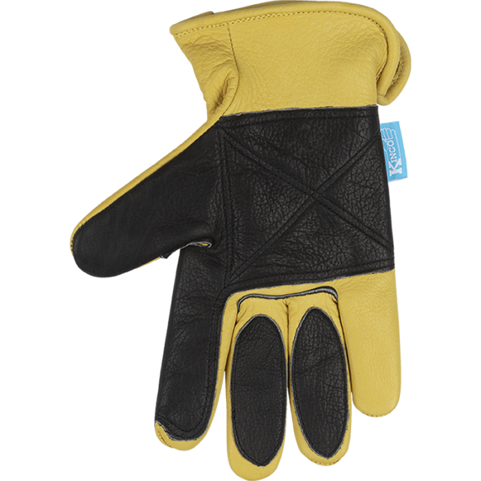 Kinco Hydroflector™ Water-Resistant Premium Grain Buffalo Driver With Double-Palm Glove