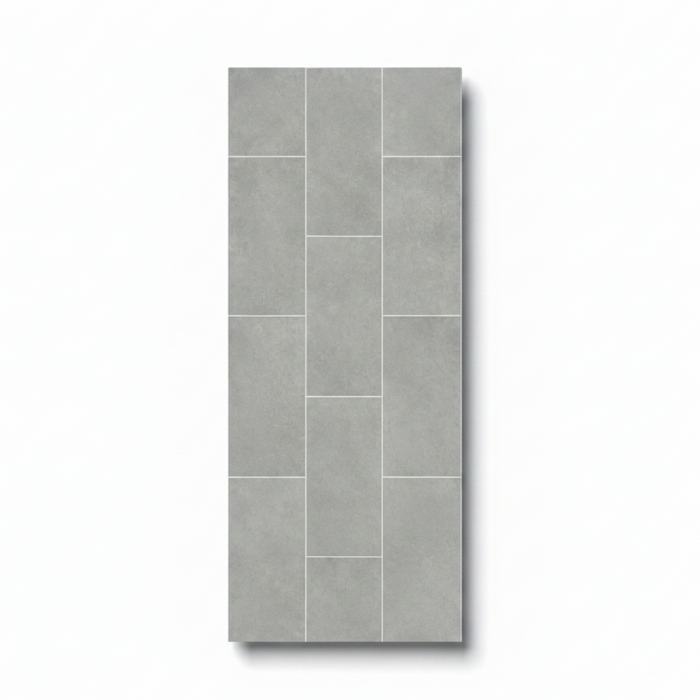 Klassic Tile Grey Matt Wall Panel | 250mm x 2.6m x 8mm (Pack of 4)