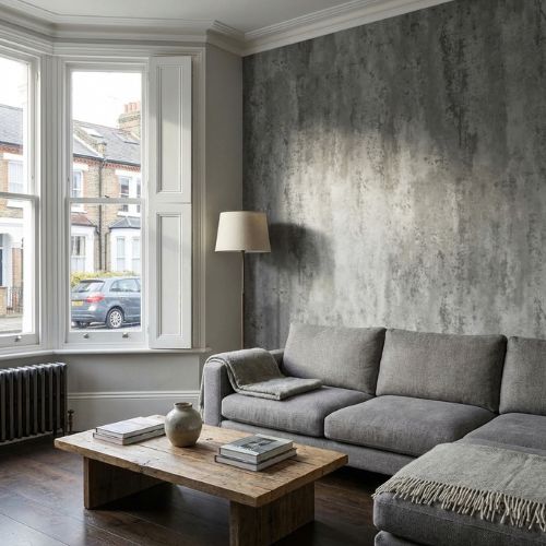 Lava Effect Graphite Wall Panel 250mm x 2.6m x 8mm (Pack of 4)