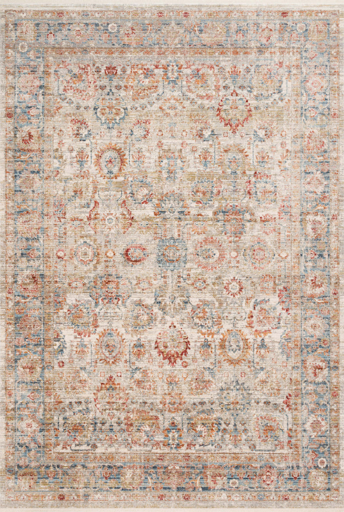 Loloi Claire Rug | Ivory / Ocean Loloi