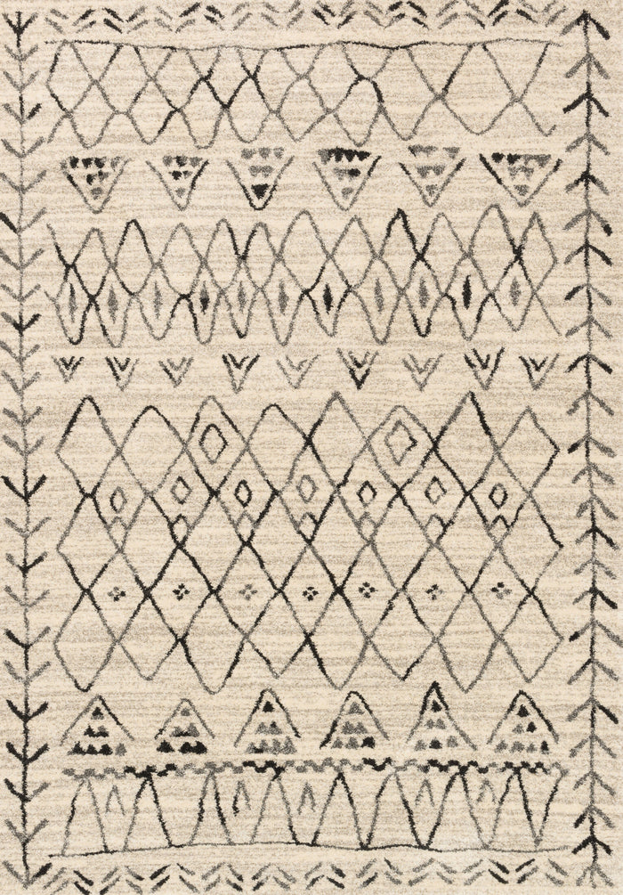 Loloi Emory Rug | Heather Gray / Black Loloi