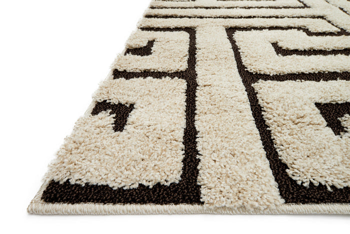 Loloi Enchant Rug | Ivory / Dark Brown Loloi