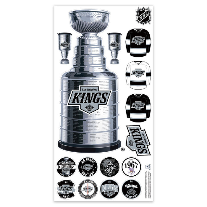 Los Angeles Kings Repositionable Wall Decal Set - STANLEY CUP