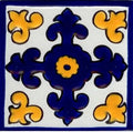 Shop Majolica Porcelain Colonial 4x4 #11 | Artistic Tile & Stone
