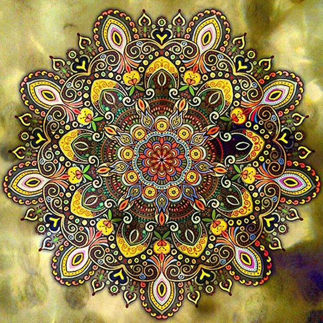Mandala Diamond Painting Kit - DIY Mandala-15