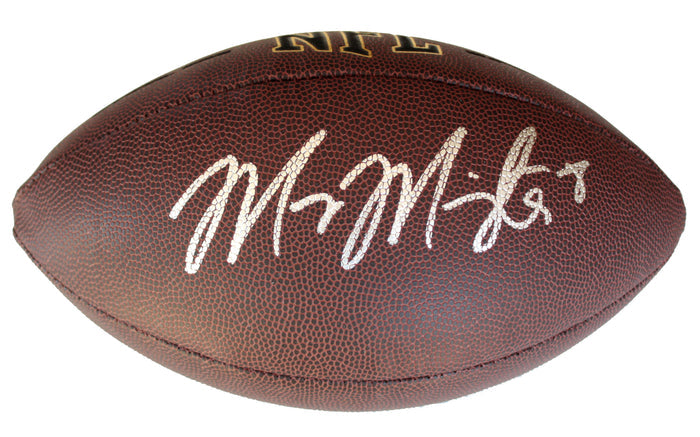Marcus Mariota Washington Commanders Signed Autographed Wilson NFL Football PAAS COA