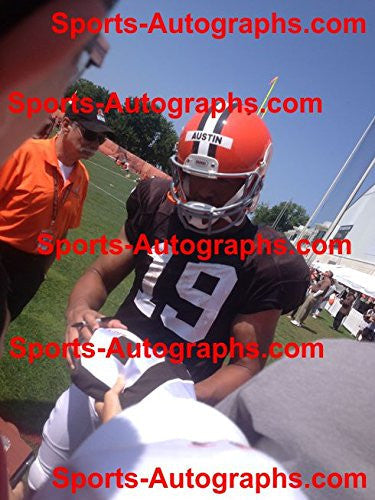 Miles Austin Cleveland Browns Signed Autographed Brown #19 Jersey