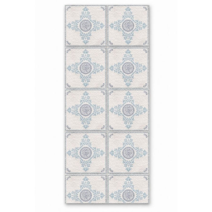 Modern Blue Tile Wall Panel | 400mm x 2.6m x 8mm (Pack of 4)