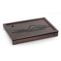 Moon&Mountains Bamboo Tea Tray 19.5*13.3*2.6in(49.5*33.8*6.5cm)
