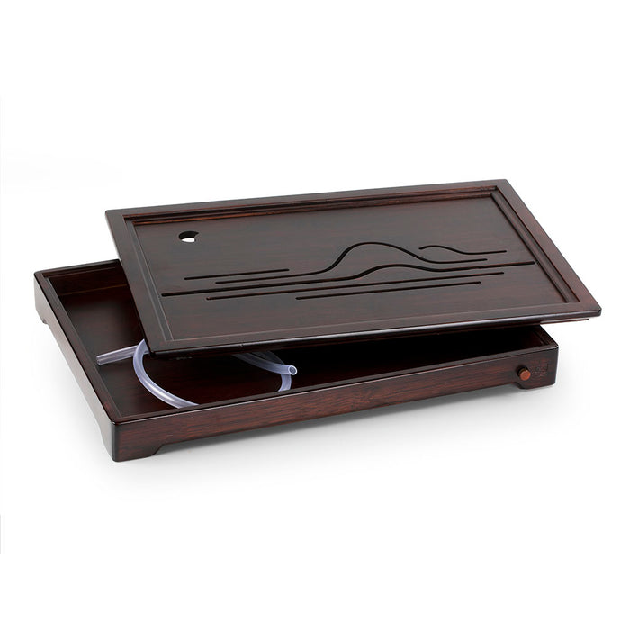 Moon&Mountains Bamboo Tea Tray 19.5*13.3*2.6in(49.5*33.8*6.5cm)