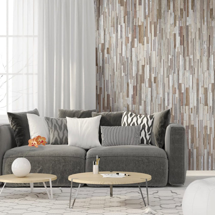 Morino Mosaic Tile Wall Panel 250mm x 2.6m x 8mm (Pack of 4)