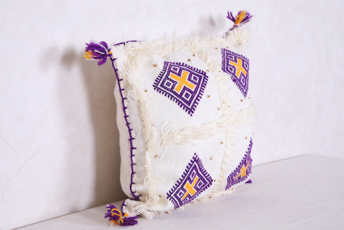 Moroccan kilim pillow 14.9 INCHES X 14.9 INCHES - kilim pillow