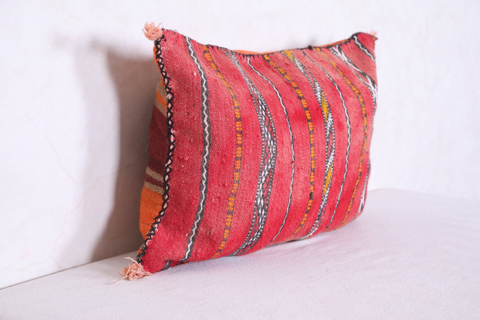 Moroccan kilim pillow 16.1 INCHES X 22.4 INCHES