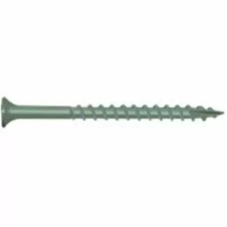 National Nail  Bugle Head Star Drive Deck Screws 2" X #8, Green