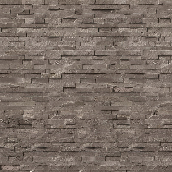 Natural Anthracite Brick Wall Panel 250mm x 2.6m x 8mm (Pack of 4)