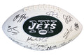 New York Jets 2015 Team Signed Autographed White Panel Logo Football Authenticated Ink Letter COA