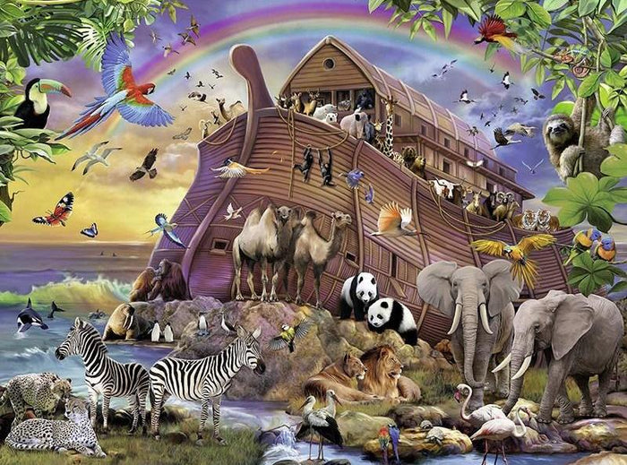 Noah's Ark Animals Diamond Painting Kit - DIY