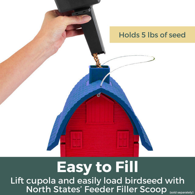 North States Village Collection Americana Barn Birdfeeder