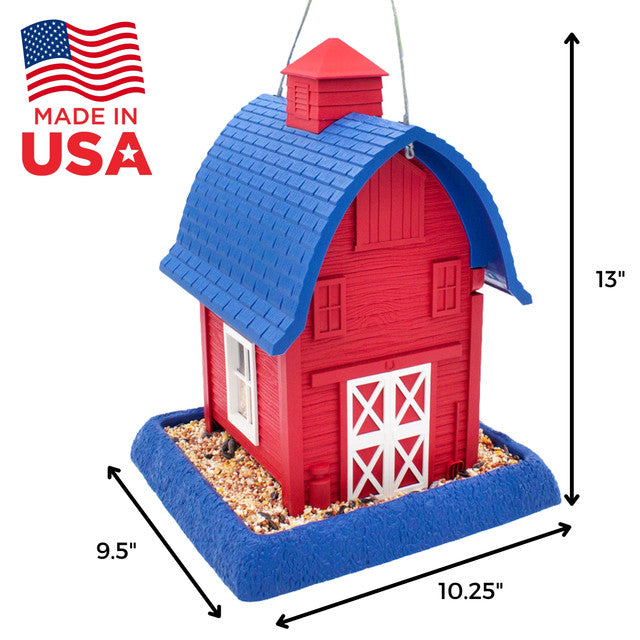 North States Village Collection Americana Barn Birdfeeder