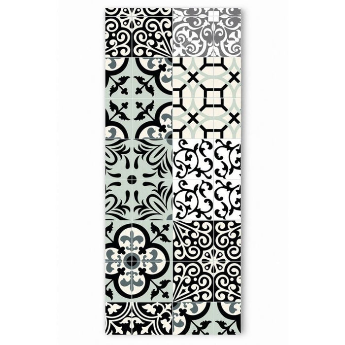 Patchwork Black Wall Panel 250mm x 2.6m x 8mm (Pack of 4)