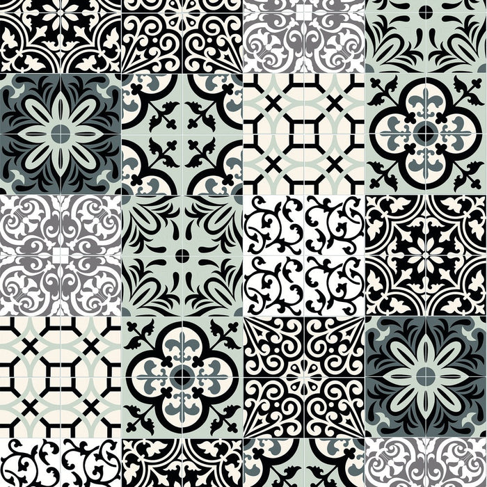 Patchwork Black Wall Panel 250mm x 2.6m x 8mm (Pack of 4)
