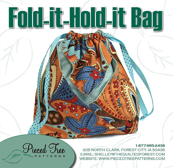 Pattern - Fold-it-Hold-it Bag from Pieced Tree Pattern