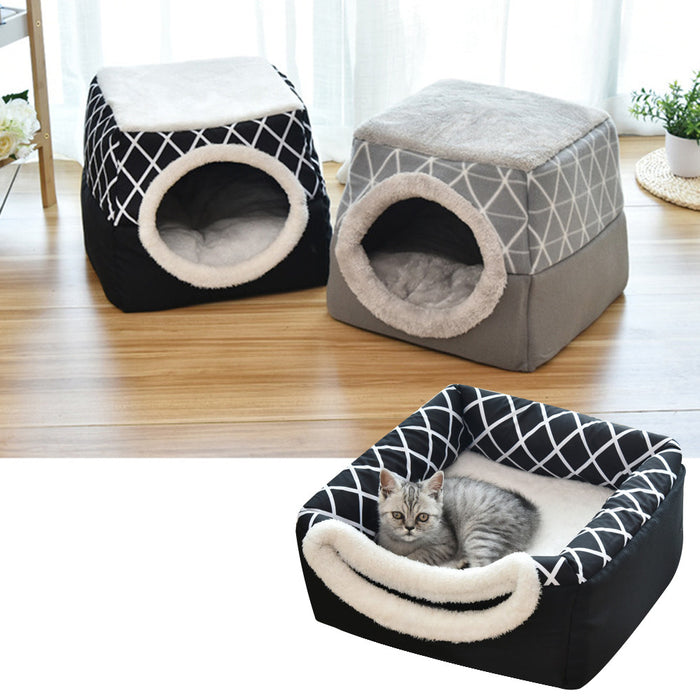 Pet Dog Cat Bed Villa